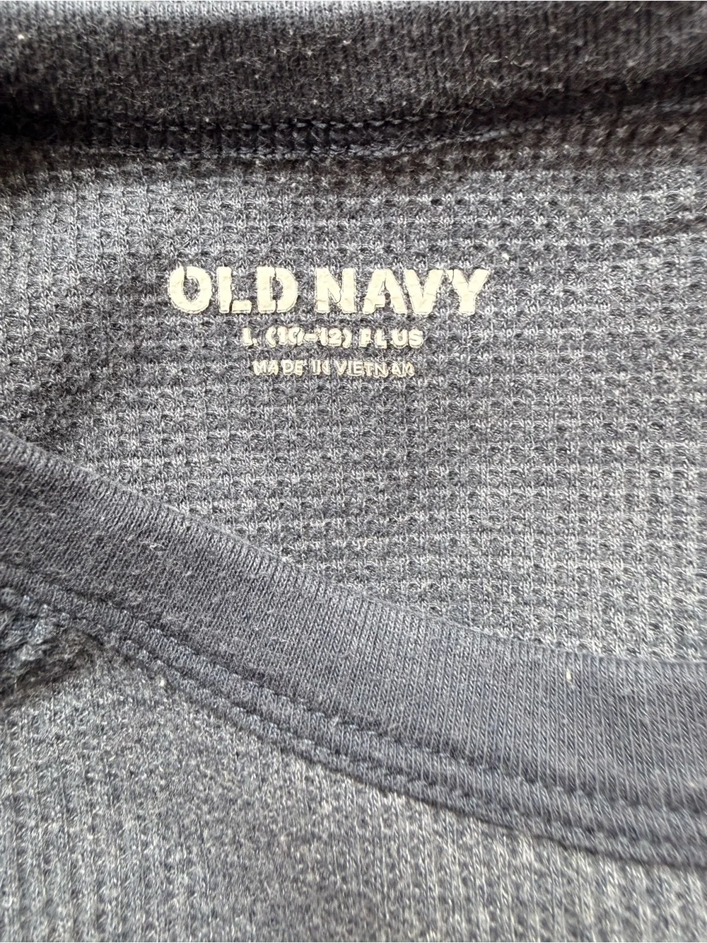 Old Navy Kids Long-Sleeve Thermal Top in Dark Navy